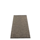 Pappelina SAM Rug - Black / Walnut