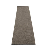 Pappelina SAM Rug - Black / Walnut