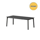POINTHOUSE COMBO Extendable Dining Table [Black]