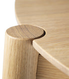 FDB MOBLER D102 Coffee Table 85 cm - [Oak]