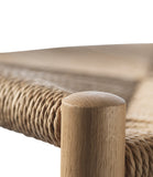 FDB MOBLER J164C Stool - [Wood / Paper Cord Weave]