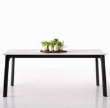 POINTHOUSE DROP Extendable Dining Table [Black/White]