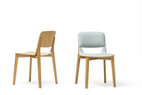 TON Leaf chairs: wood & upholstered