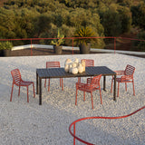 NARDI TEVERE 6-8 Seater Set with DOGA Chairs