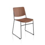 LINK 60X Stackable Conference Chairs [Walnut] - Set of 12