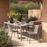 Nardi Tevere table with Tiberina chairs on a patio