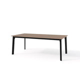 POINTHOUSE DROP Extendable Dining Table [Black/Terracotta]