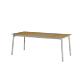 POINTHOUSE COMBO Extendable Dining Table [White/Oak]