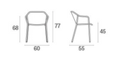 EMU DARWIN Armchair [Set of 4]