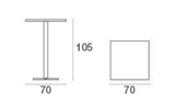 EMU Darwin High Folding Table