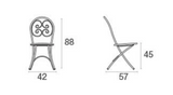 EMU Pigalle Outdoor Folding Chairs [Set of 4]