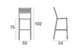 EMU Segno Bar Stool [Set of 4]