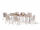 NARDI TEVERE 147 Extendable Outdoor Dining Table [4-8 Seater]