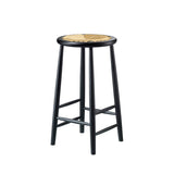 FDB MOBLER J165C Stool - [Wood / Paper Cord Weave]