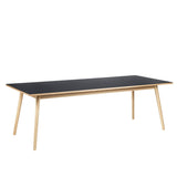 FDB MOBLER C35C Table 220 x 95 cm - [Oak]