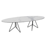 AKANTE OGIVE Oval Coffee Table