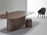 TOPN POV table & stool in dark wood